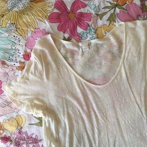 J. Crew linen tee